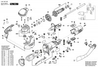 Bosch 3 601 B57 060 GET 55-125 Random orbital sander 110 V / GB Spare Parts GET55-125